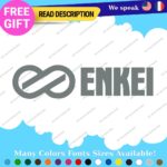 Enkei Wheel Stickers Decals Vinyl Logo Die Cut Replacement  RPF1 Rims - Image 6
