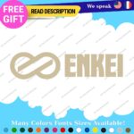 Enkei Wheel Stickers Decals Vinyl Logo Die Cut Replacement  RPF1 Rims - Image 8