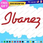 Fits Ibanez Decals Stickers Vinyl Guitar  Swoosh Jem Headstock Old Vintag Amp - Image 11