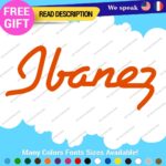 Fits Ibanez Decals Stickers Vinyl Guitar  Swoosh Jem Headstock Old Vintag Amp - Image 12