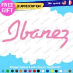 Fits Ibanez Decals Stickers Vinyl Guitar  Swoosh Jem Headstock Old Vintag Amp - Image 14