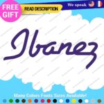 Fits Ibanez Decals Stickers Vinyl Guitar  Swoosh Jem Headstock Old Vintag Amp - Image 15