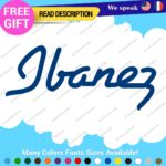 Fits Ibanez Decals Stickers Vinyl Guitar  Swoosh Jem Headstock Old Vintag Amp - Image 17