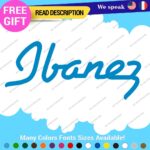 Fits Ibanez Decals Stickers Vinyl Guitar  Swoosh Jem Headstock Old Vintag Amp - Image 18