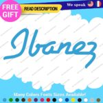 Fits Ibanez Decals Stickers Vinyl Guitar  Swoosh Jem Headstock Old Vintag Amp - Image 3