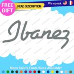 Fits Ibanez Decals Stickers Vinyl Guitar  Swoosh Jem Headstock Old Vintag Amp - Image 23