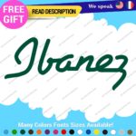 Fits Ibanez Decals Stickers Vinyl Guitar  Swoosh Jem Headstock Old Vintag Amp - Image 4