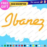 Fits Ibanez Decals Stickers Vinyl Guitar  Swoosh Jem Headstock Old Vintag Amp - Image 5