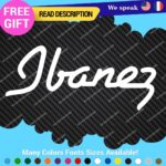 Fits Ibanez Decals Stickers Vinyl Guitar  Swoosh Jem Headstock Old Vintag Amp - Image 6