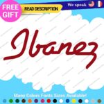 Fits Ibanez Decals Stickers Vinyl Guitar  Swoosh Jem Headstock Old Vintag Amp - Image 10