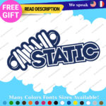 Fits Static Suspension Decal Stickers Vinyl  Shock Coilover Stance Lowered JDM - Image 12