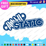 Fits Static Suspension Decal Stickers Vinyl  Shock Coilover Stance Lowered JDM - Image 13