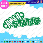 Fits Static Suspension Decal Stickers Vinyl  Shock Coilover Stance Lowered JDM - Image 18