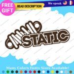 Fits Static Suspension Decal Stickers Vinyl  Shock Coilover Stance Lowered JDM - Image 20