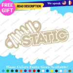 Fits Static Suspension Decal Stickers Vinyl  Shock Coilover Stance Lowered JDM - Image 21