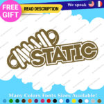 Fits Static Suspension Decal Stickers Vinyl  Shock Coilover Stance Lowered JDM - Image 23