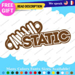 Fits Static Suspension Decal Stickers Vinyl  Shock Coilover Stance Lowered JDM - Image 24