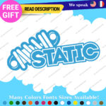 Fits Static Suspension Decal Stickers Vinyl  Shock Coilover Stance Lowered JDM - Image 25