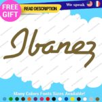 Fits Ibanez Decals Stickers Vinyl Guitar  Swoosh Jem Headstock Old Vintag Amp - Image 26