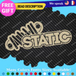 Fits Static Suspension Decal Stickers Vinyl  Shock Coilover Stance Lowered JDM - Image 27