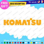 Fits Komatsu Sticker Vinyl Forklift Lift Excavator Parts Dozer PC Set Kit Digger - Image 18