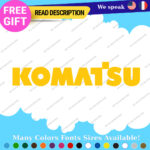 Fits Komatsu Sticker Vinyl Forklift Lift Excavator Parts Dozer PC Set Kit Digger - Image 21