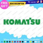 Fits Komatsu Sticker Vinyl Forklift Lift Excavator Parts Dozer PC Set Kit Digger - Image 9