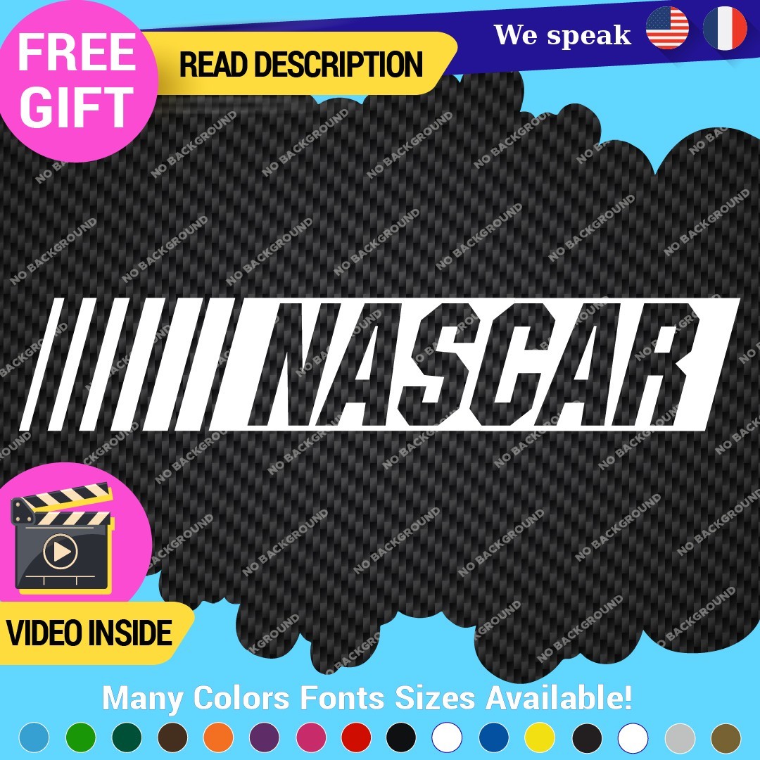 Fits Nascar Racing Decal Stickers Vinyl Truck Race Car Diecast Cup Series Retro 297513515968 Fits Nascar Racing Decal Stickers Vinyl Truck Race Car Diecast Cup Series Retro - Image 1