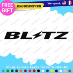 Fits Blitz Wheels Decal Stickers Vinyl JDM Rim Tire Matte Gloss Power Japan Kit - Image 18