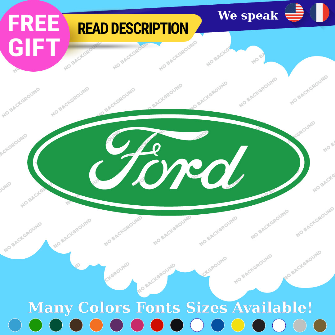 Fits Oval Ford Decal Sticker Vinyl Vintage Mustang Car Emblem Truck Build Escort - Image 6