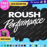 Fits Roush Performance Decals Stickers Vinyl Tuning Racing JDM Ford Mustang Car