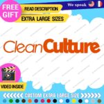 Fits Large Clean Culture Banner Stickers Decals Vinyl JDM Tuning Turbo Drift Car - Image 20