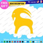 Fits Goat Backcountry Decal Sticker Vinyl Snowboard Snow Ski Hoodie Jacket Gore - Image 4