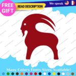 Fits Goat Backcountry Decal Sticker Vinyl Snowboard Snow Ski Hoodie Jacket Gore - Image 6