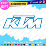 Fits Orange Motocross KTM Stickers Decals  Vinyl Racing Team Duke SXF Moto Bike - Image 11