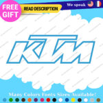 Fits Orange Motocross KTM Stickers Decals  Vinyl Racing Team Duke SXF Moto Bike - Image 22