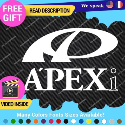 Fits A'pexi Decals Stickers Vinyl JDM Tuning Parts Exhaust Kits Apexi Link Rod