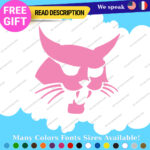 Fits BobCat Decals Stickers Vinyl Excavator Head Machinery Door Skid Steer Load - Image 11