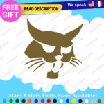 Fits BobCat Decals Stickers Vinyl Excavator Head Machinery Door Skid Steer Load - Image 22