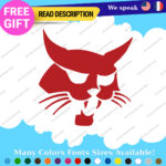 Fits BobCat Decals Stickers Vinyl Excavator Head Machinery Door Skid Steer Load - Image 9