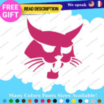 Fits BobCat Decals Stickers Vinyl Excavator Head Machinery Door Skid Steer Load - Image 10