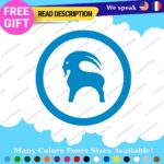 Fits Goat Backcountry Decal Sticker Vinyl Snowboard Snow Ski Hoodie Jacket Gore - Image 14