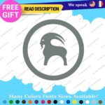 Fits Goat Backcountry Decal Sticker Vinyl Snowboard Snow Ski Hoodie Jacket Gore - Image 19