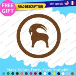 Fits Goat Backcountry Decal Sticker Vinyl Snowboard Snow Ski Hoodie Jacket Gore - Image 24