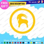 Fits Goat Backcountry Decal Sticker Vinyl Snowboard Snow Ski Hoodie Jacket Gore - Image 4