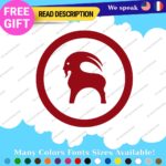 Fits Goat Backcountry Decal Sticker Vinyl Snowboard Snow Ski Hoodie Jacket Gore - Image 6