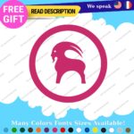 Fits Goat Backcountry Decal Sticker Vinyl Snowboard Snow Ski Hoodie Jacket Gore - Image 9