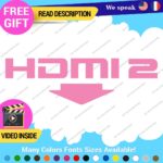 Fits HDMI  2 Port Exhaust Sticker Decal Vinyl Bumper Civic SI Silverado Dual JDM - Image 10