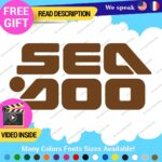 Fits Sea Doo Seadoo Blue Decals Stickers Vinyl Boat Jetski Watercraft  GTX RXT - Image 12