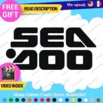 Fits Sea Doo Seadoo Blue Decals Stickers Vinyl Boat Jetski Watercraft  GTX RXT - Image 15